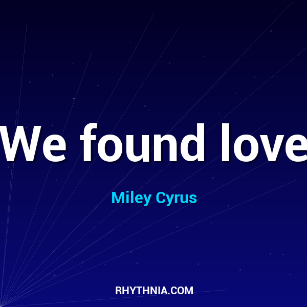 Artwork for We found love