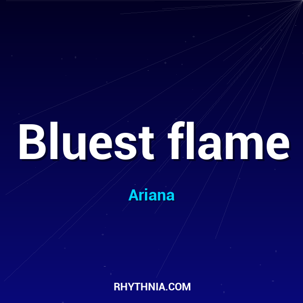 Bluest flame