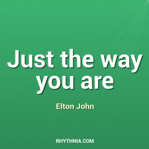 Artwork for Just the way you are