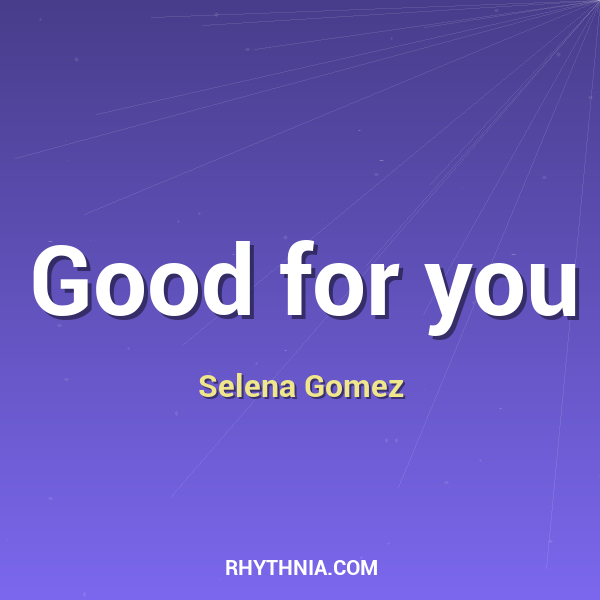 Good for you