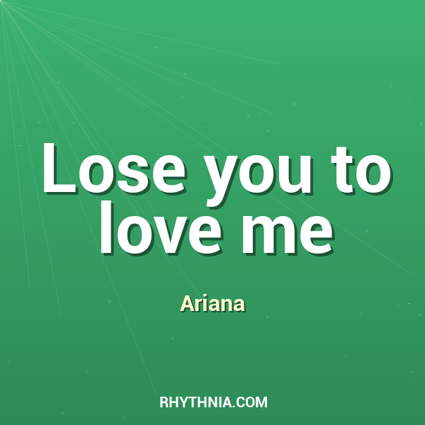 Artwork for Lose you to love me