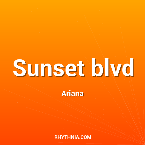 Sunset blvd
