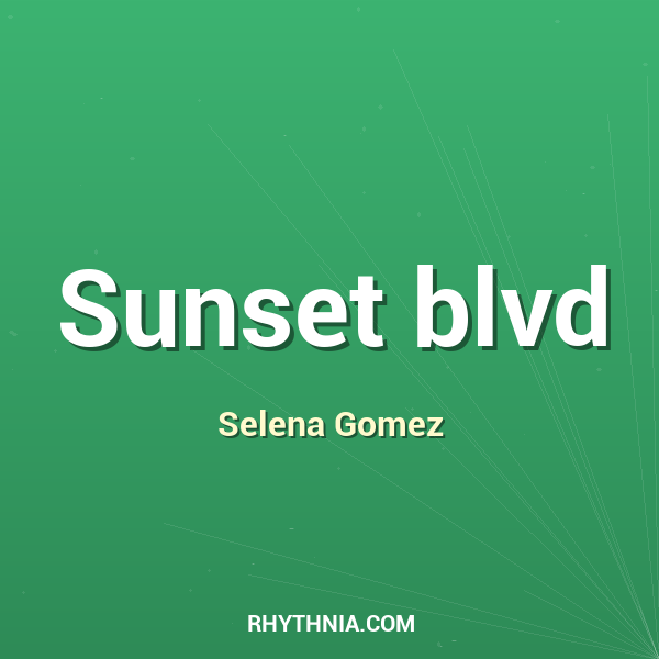 Sunset blvd