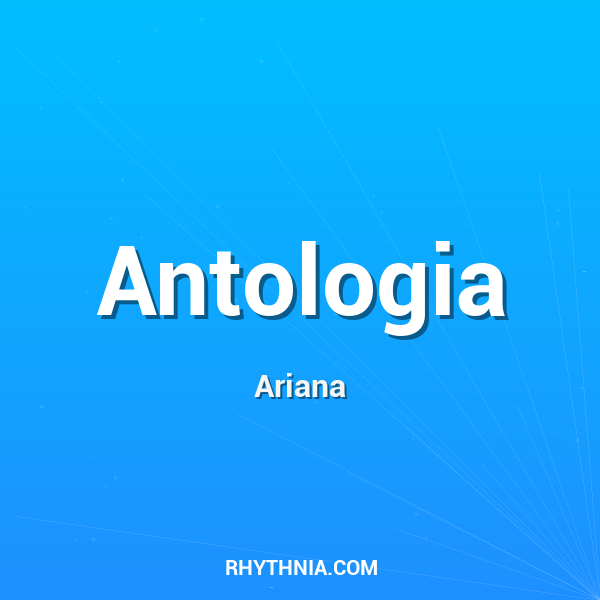 Artwork for Antologia