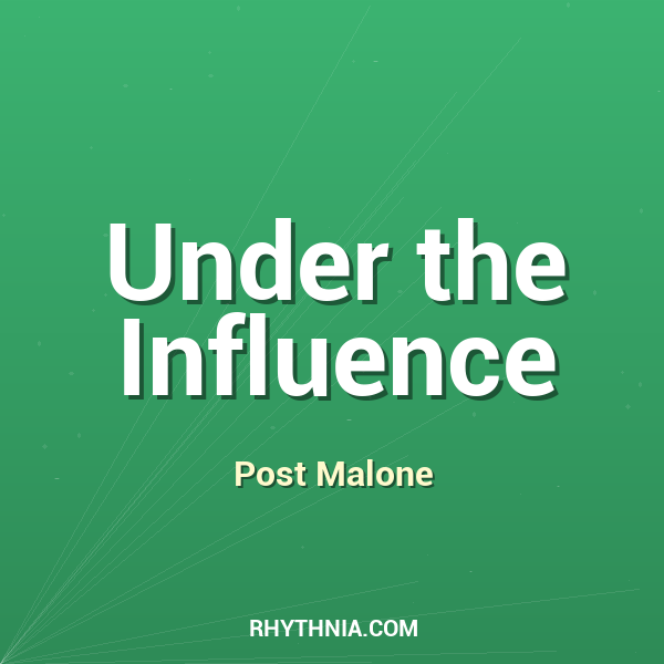 Artwork for Under the Influence