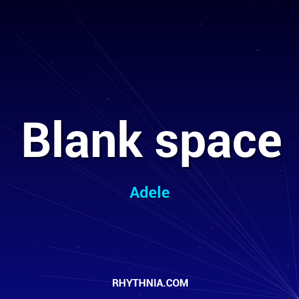 Blank space