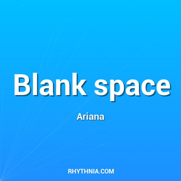 Blank space