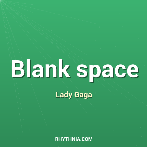 Blank space