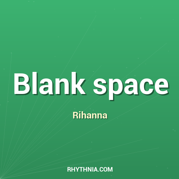 Blank space