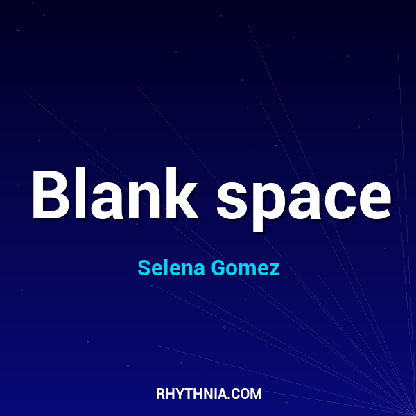 Blank space