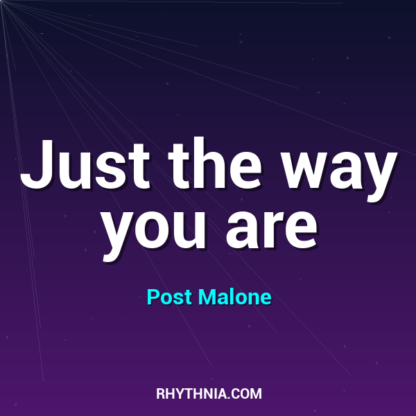 Artwork for Just the way you are