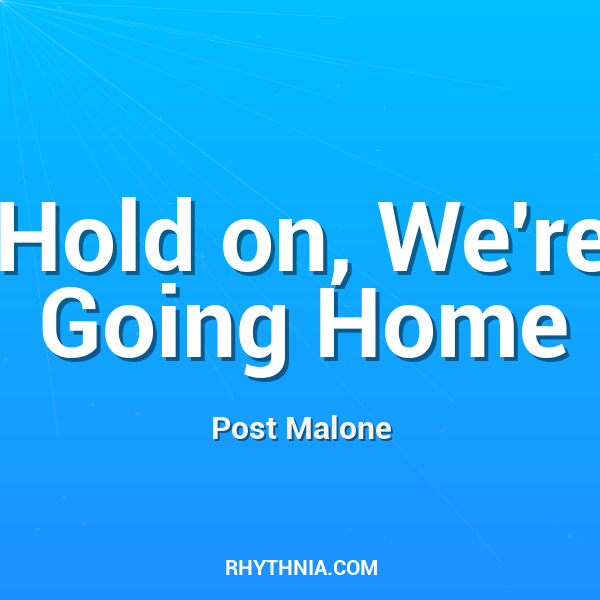 Artwork for Hold on, We're Going Home