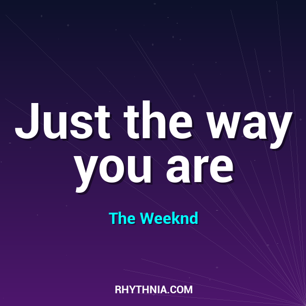 Artwork for Just the way you are