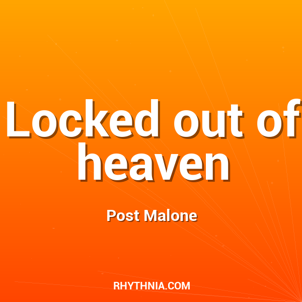 Artwork for Locked out of heaven