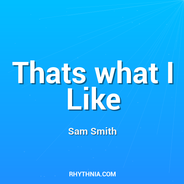 Artwork for Thats what I Like