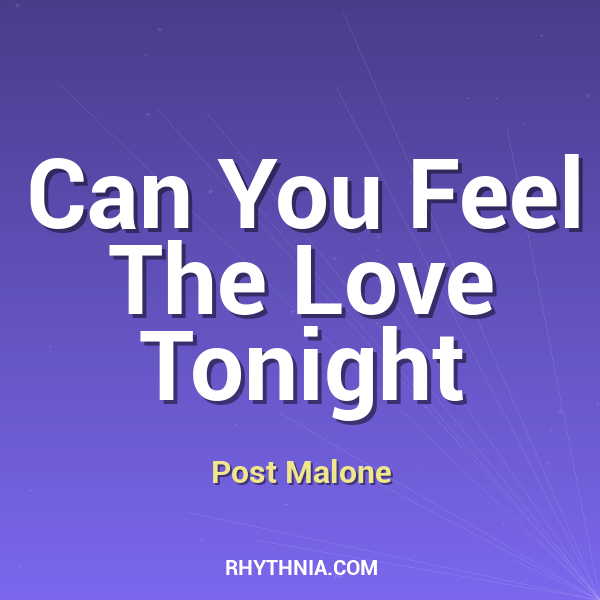 Can You Feel The Love Tonight