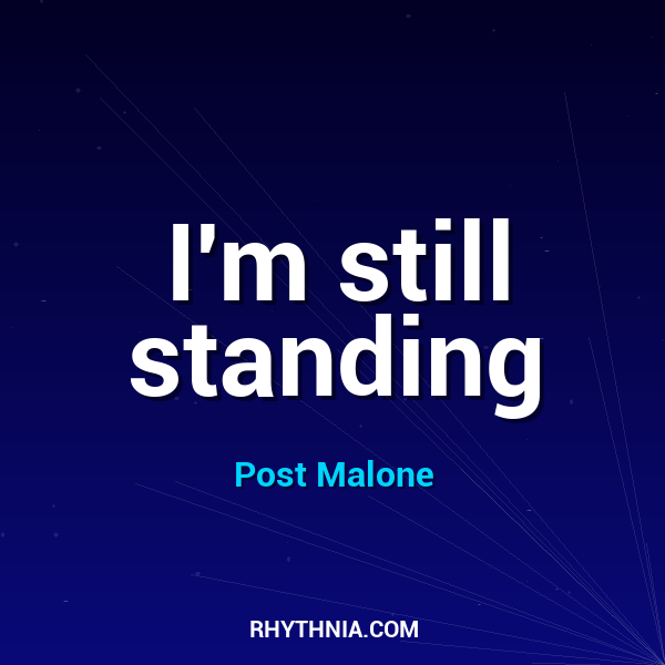 Artwork for I'm still standing