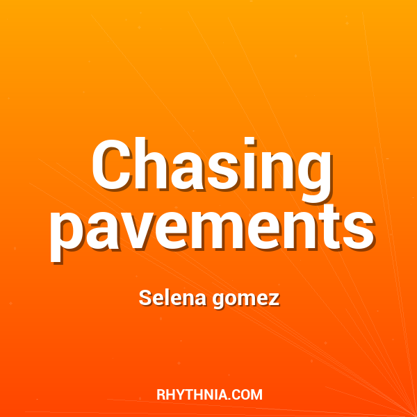 Chasing pavements