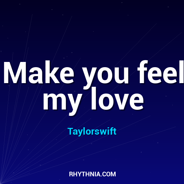 Artwork for Make you feel my love