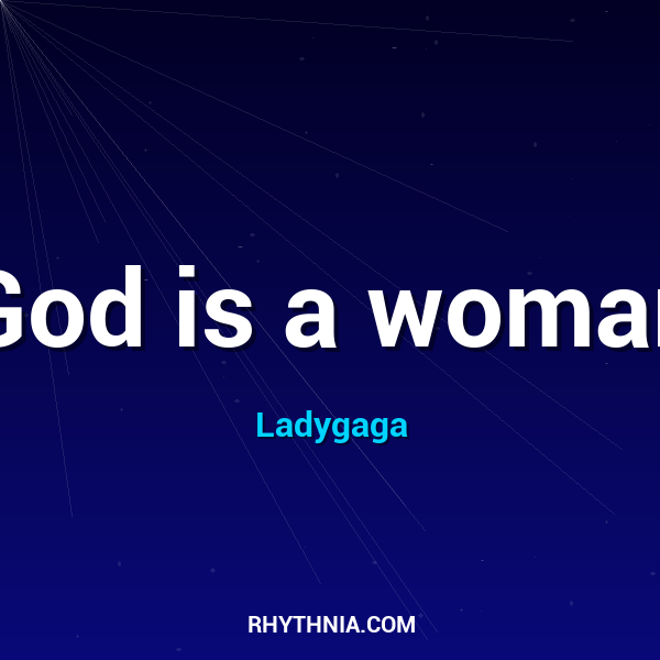Artwork for God is a woman