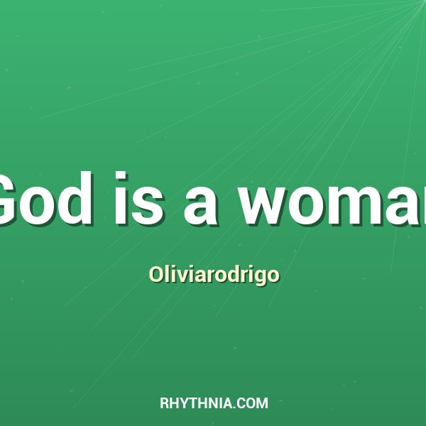 God is a woman