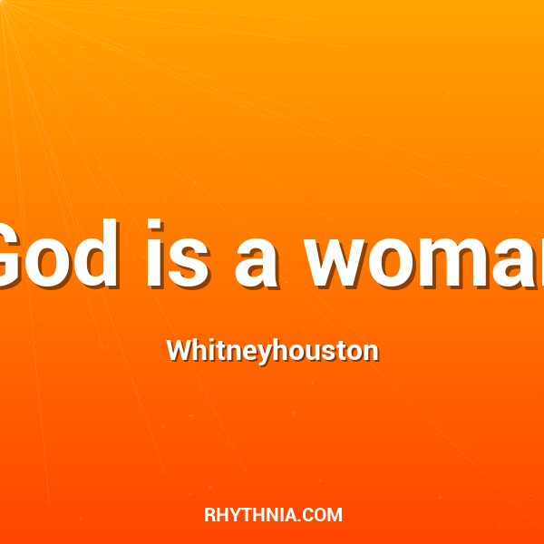 Artwork for God is a woman