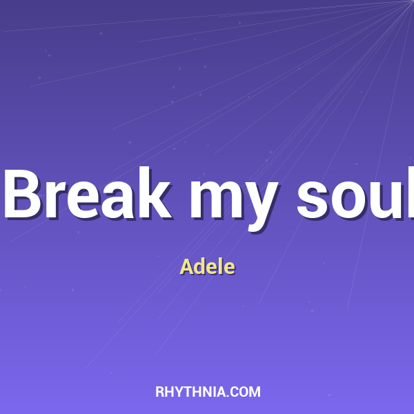 Artwork for Break my soul