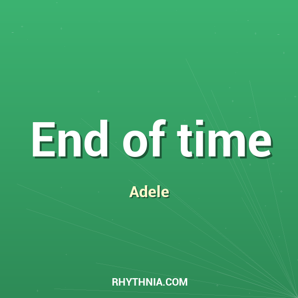 Artwork for End of time