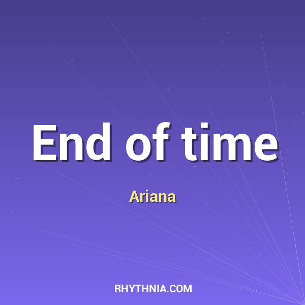 End of time