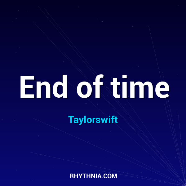 Artwork for End of time