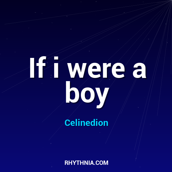 If i were a boy