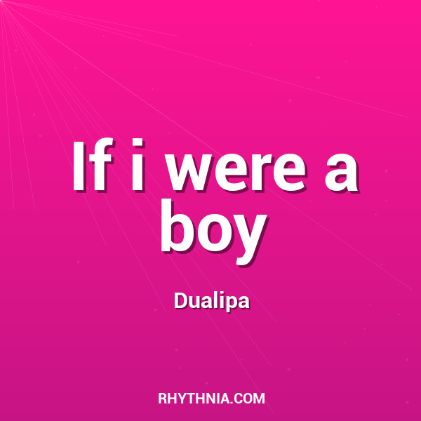If i were a boy