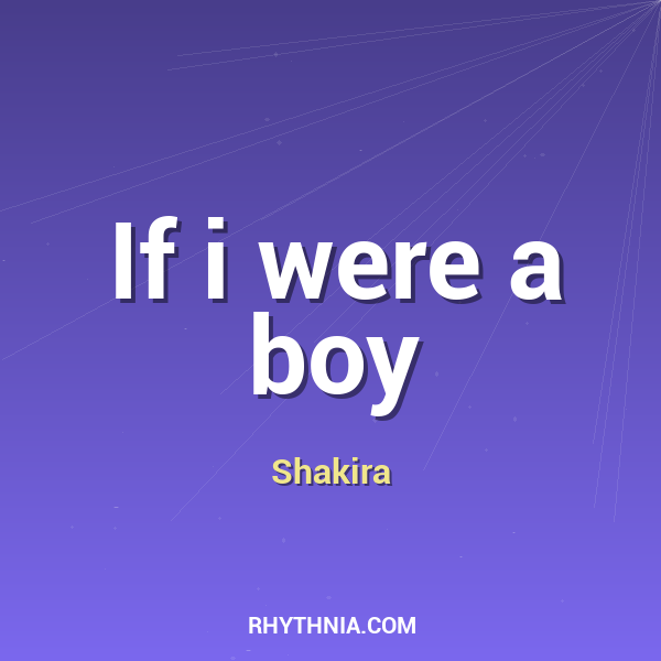 If i were a boy