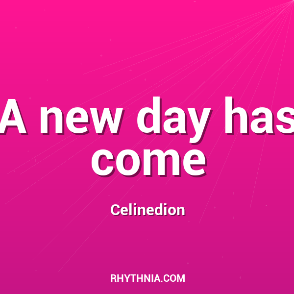 Artwork for A new day has come