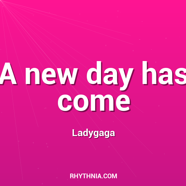 Artwork for A new day has come